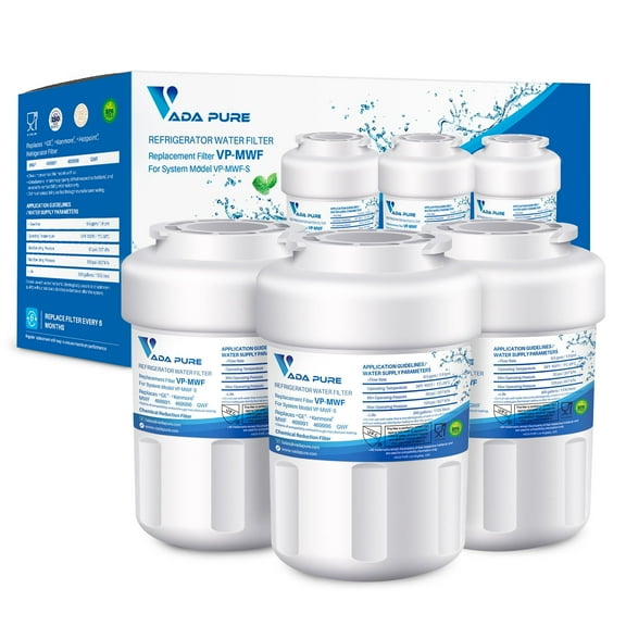 Vada Pure - Replacement for MWF Refrigerator Water Filter  MWF, MWFP, MWFA, 469991, 469996, GWF - Pack of 3