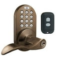 thumbnail image 1 of MiLocks XKL-02AQ Digital Lever Handle Door Lock with Keyless Entry via Remote Control and Keypad Code for Interior Doors, Anti, 1 of 1