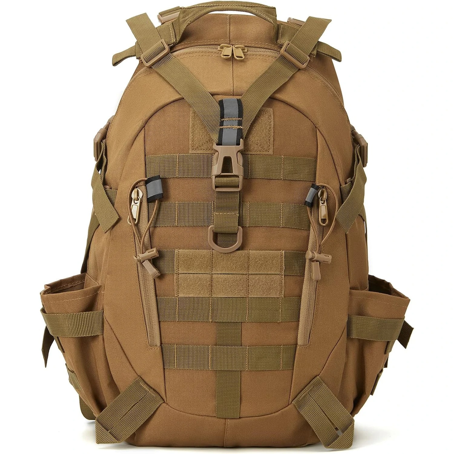 QT&QY 35L Molle Hiking Daypack Water Resistant Outdoor Camping Travel Work Backpack for Men Women