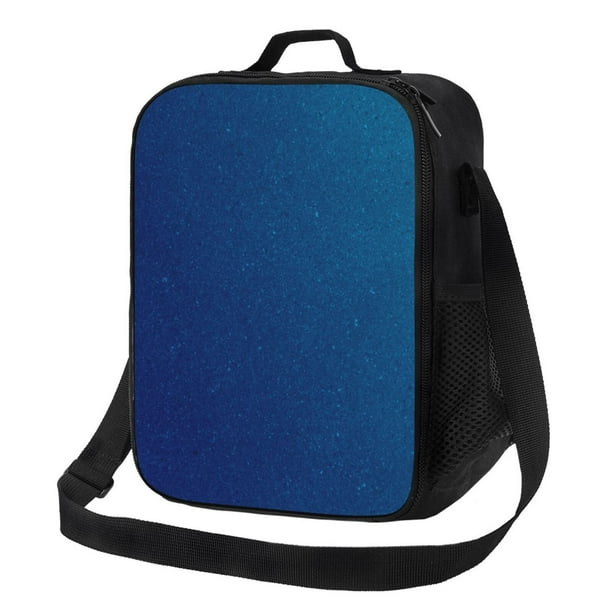 Disketp teal blue Bolsa Térmica Estampada para Almuerzo, Lonchera para Hombres y Mujeres Adultos