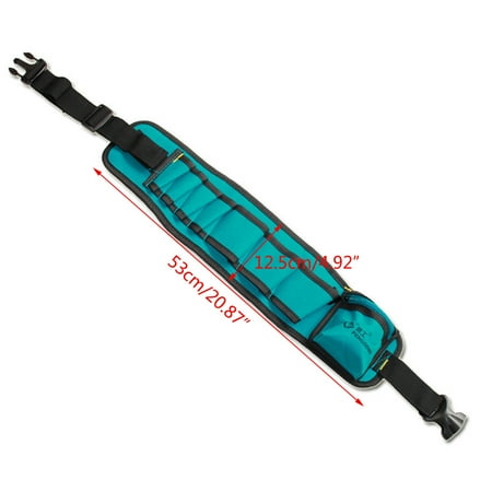

Multi-Pockets Waist Utility Belt Organizer Bag Tool Slot Screwdriver Carry Case