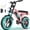 Pink, variant on ESKUTE V100 Electric Bike for Teens Adults Students, 750W 28 Mph 48V 18 Ah,16"x4.0" Fat Tire E Bicycle, 7-Speed Dual Suspension Mountain EBike Black, UL2849