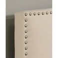 thumbnail image 2 of Republic Design House Newport Upholstered Headboard with Nail Head Trim Ivory Queen, 2 of 4