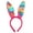 plum red, variant on Sequins Rabbits Ear Headbands Colorful Animes Theme Gatherings Hairband Movie Enthusiasts Plush Headbands for Teens Adult