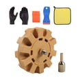 thumbnail image 4 of Removedor de Calcomanías Genérico, Borrador, Removedor de Adhesivos de Ruedas, Herramienta de Eliminación de Vinilo Multiusos para Pegatinas de Vidrio Engranaje de 100 mm, 4 of 8