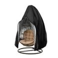 thumbnail image 1 of Yuarrent Cubierta colgante para silla de huevo, para Patio exterior, silla columpio, resistente al agua, a prueba de rayos UV, a prueba de polvo, cubierta Cubiertas para muebles de jardín Negro Yuarrent HA001739-01, 1 of 6