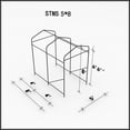 thumbnail image 4 of Abri utilitaire 5 pi. x 8pi. en blanc, 4 of 8