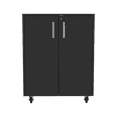 thumbnail image 2 of LiviNest Garage Storage Cabinet with Lock: Heavy Duty Double Door Tool Organizer - 4 Caster Wheels & 3 Adjustable Shelves for Professional Tools & Workshop Organization, 2 of 6