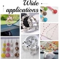 thumbnail image 6 of PH 100pcs 10mm Rhinestone Beads Purple Clay Beads Round Pave Disco Ball Beads Diamond Beads Bling Loose Spacer Beads for Jewelry Bracelets Necklaces Earrings DIY Crafts Making for DIY, 6 of 9