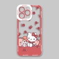 thumbnail image 1 of Beautiful Hello Kitty Cat Cover Clear Phone Case For Infinix TECNO POVA 2 3 POP SMART 4 5 6 7 8 NOTE 10 11 12 30I VIP PRO Case, 1 of 1