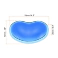 thumbnail image 2 of Reposamuñecas de gel Uxcell, soporte para mouse, almohadilla ergonómica, cojín de espuma viscoelástica, azul, 2 of 5