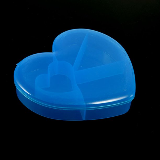 Bastoncillo de algodón cosmético transparente portátil Caja de almacenamiento de bastoncillos de algodón acrílico Caja de almacenamiento combinadaAzulCN Deng Xun unisex