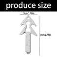 thumbnail image 5 of AOOOWER Festives Pocket Survival Tool Combining Opener Stainless Steel Pocket Ruler, 5 of 9