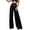Black, variant on Mardi Gras Full-Length Oversized Loose Fit Wide Leg High Waisted Sequin Pants for Women Blue Weekend Women's Drape Fashion Casual S