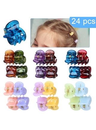 Peaoy 100PCS Hair Clips for Toddler Girls No Slip Metal Snap Hair Clips  Barrettes Hair accessories 