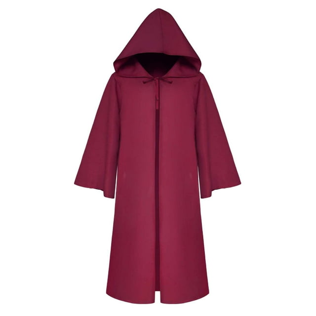 LYHaoo Enfant Garçons Filles Cape à Lacets Halloween Robe de Fête Manteau de Fête pour Enfants Manteau Tendance Rouge Tailles 12-13 Ans