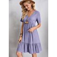 thumbnail image 3 of Vestido de verano para mujer, vestido con volantes, vestido de playa, vestido casual ligero, 3 of 5