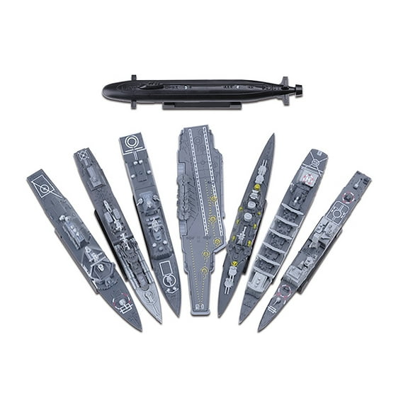 8Pcs Military DIY Assembly Model Kits Warship Aircraft Carrier 4D Model for DIY Collection Enthusiasts
