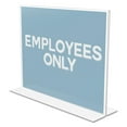 thumbnail image 2 of Deflecto Classic Image Double-Sided Sign Holder, 11 x 8.5 Insert, Clear, 2 of 10