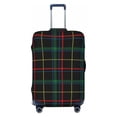 thumbnail image 2 of Goofa Buffalo Plaid Dark Green Pattern Luggage Covers For Suitcase,Suitcase Cover Protector Fit 18-32 Inch Luggage-X-Large, 2 of 9