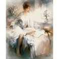 thumbnail image 3 of Haenraets, Willem 20x24 Black Modern Framed Museum Art Print Titled - Meditation, 3 of 5