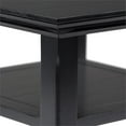 thumbnail image 3 of Trent Home Solid Wood 19 " Square Transitional End Table in Black, 3 of 5