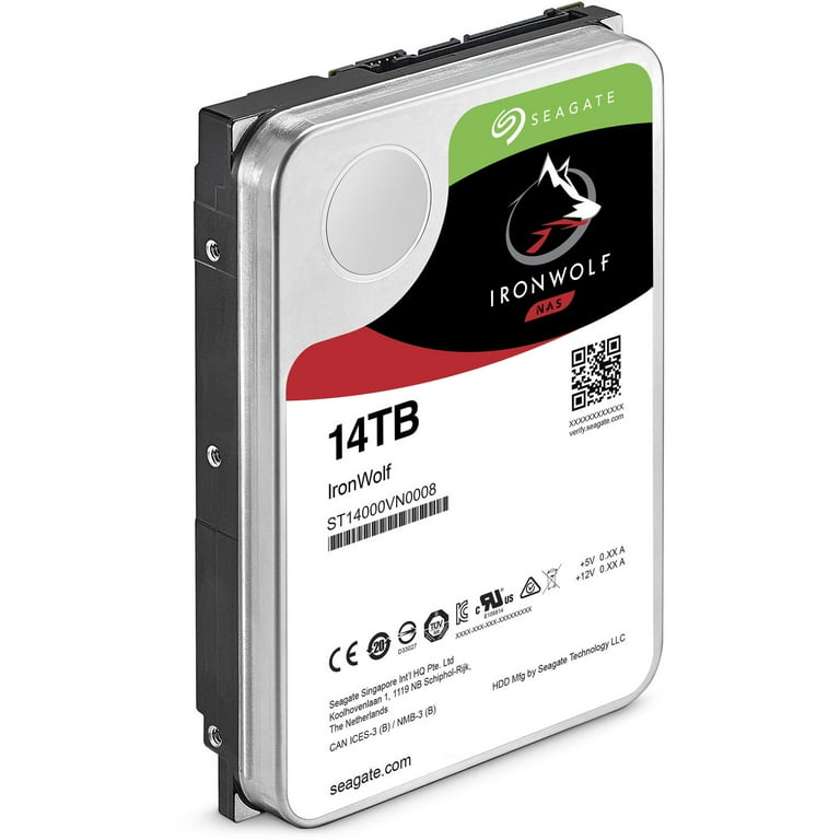 Free Shipping! Seagate IronWolf 14TB NAS Hard Drive 7200 RPM 256MB