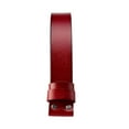 thumbnail image 5 of Belt without Buckle, Belt Men without Buckle Casual Unisex PU Leather Belt Strap Red, 5 of 8
