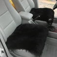 thumbnail image 6 of Pristin Sheepskin Seat,Car Seat Wool Cushion Pad Seat Covers Seat Wool Cushion Seat Cover Leeofty Soft Warm Seat 18x18" Winter Soft Covers Office Car Winter Soft Warm Ktoo Buzhi, 6 of 7