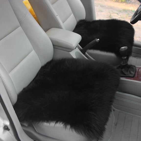 Htovila Sheepskin Seat,Seat Wool Cushion Covers Seat Cover Cushion Pad 18x18 Car Seat Buzhi Huiop Leeofty