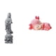thumbnail image 1 of Adorno de piedra Guan figura de ciervo durmiente de resina, colección budista Feng Shui para decoración de interiores, pasillos, dormitorios, co, 1 of 8