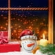 thumbnail image 4 of Figuras navideñas de muñeco de nieve para mesa | Decoración navideña de resina | Figura navideña blanca de muñeco de nieve para centros de mesa y repisas | Adorno compacto para mesa navideña, 4 of 6