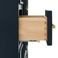 thumbnail image 6 of Ariel Stafford 43 Inch Single Right Offset Oval Sink Vanity With Carrara White Marble Countertop W/1.5" Edge In Midnight Blue, 6 of 11