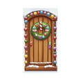 thumbnail image 2 of Christmas Door Cover with Giant Candy Canes & Holly Wreath,70.87" x 35.43" Front Door Banner,Winter Holiday Decor for Home/office,Xmas Party Supplies,New Year Decorations‌, 2 of 6