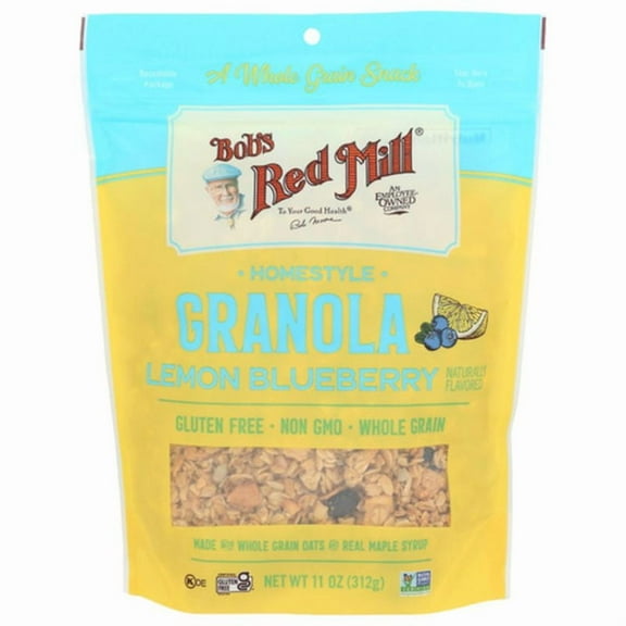 Bob's Red Mill Lemon Blueberry Gluten Free Granola 11 oz - Pack of 2