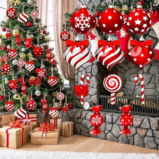 24-Pack Gold Christmas Ball Ornaments – 1.6 Inch Shatterproof Hanging Balls For Tree & Holiday Decor