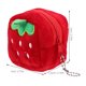 thumbnail image 2 of Monedero de peluche de fresa para niñas, monedero pequeño con llavero, adorable monedero para mujer, monedero kawaii con dije colgante, 2 of 8
