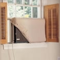 thumbnail image 3 of Indoor Air Conditioner Cover (Beige) (Small - 12 -14 H x 18 -21 W x 2 D), 3 of 3