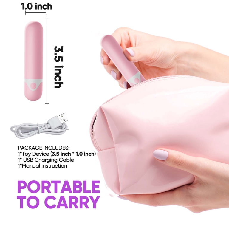 Mini Vibrator Sex Toys, Waterproof Adult Sex Toy, G Spot Vibrator Adult Toys,  Bullet Vibrator Rose Toy with 10 Vibration for Women