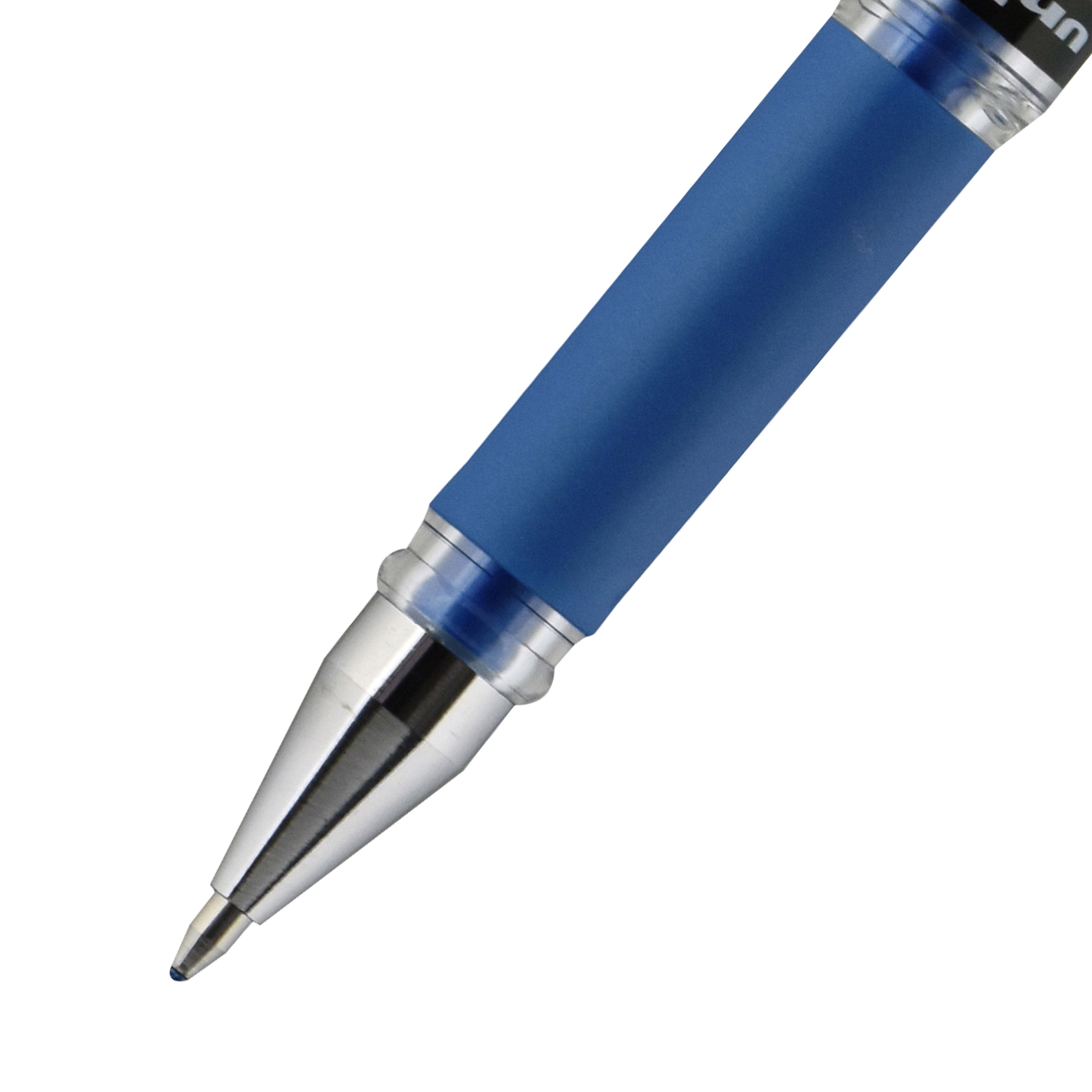  Uni-Ball SAN - Uniball Gel Impact Pen, 1.0 mm, Metallic Silver  (60758) : Office Products