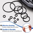 thumbnail image 4 of Uxcell Paquete de 10 Juntas Tóricas de Goma Nitrílica, Gaskets de Sellado AS568 55.25mm ID 2.62mm de Ancho para Filtro de Agua, Compatible con Maquinaria Automotriz y Plomería, Negro, 4 of 6