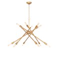 thumbnail image 7 of Regina Andrew 16-1425PN Cobra 12 Light 43" Wide Sputnik Chandelier - Nickel, 7 of 7