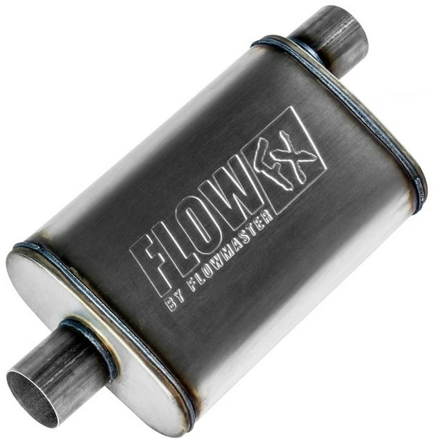 Silenciador Flowmaster Flow FX con cámara 2.50'' entrada/salida de acero inoxidable