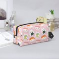 thumbnail image 6 of Uemuo Cute Sushi (2) Pattern Portable Toiletry Bags with Handle, Waterproof travel Make up Bags for Women, Large Capacity Travel Cosmetic Bags, 6 of 9