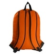 thumbnail image 5 of K-Cliffs Unisex Classic School Backpack 18" with Curved Shoulder Straps, Orange, Polyester, 5 of 7