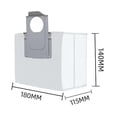 thumbnail image 4 of Para Robolock Sweeping Robot T8 Accesorio Max+Cepillo principal Filtro Pantalla Cepillo lateral Bolsa de polvo Hy, 4 of 5
