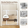 thumbnail image 3 of Baby Safety Gate, 36" Tall, 29.5-43.3" for Stairs and Doorway,Pet Gate for Ages 6 to 36 Months,White, 3 of 10