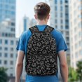 thumbnail image 6 of POLERO Dog Bone 17 Inch Book Bag for Teenager, Polyester Lightweight Multi-Pocket Design Daily Use Bag for Travel, 6 of 10