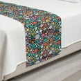 thumbnail image 2 of Abstract Bed Runner, Circular Egg Like Shapes in Various Size and Colors Modern Illustration, Decorative Accent Bedding Scarf for Hotels Homes and Guestrooms, Twin, Multicolor, by Ambesonne, 2 of 2
