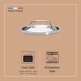 thumbnail image 3 of Tapa de Buyer de acero inoxidable pulido de 16 cm para sartén de 16 cm, 3 of 6